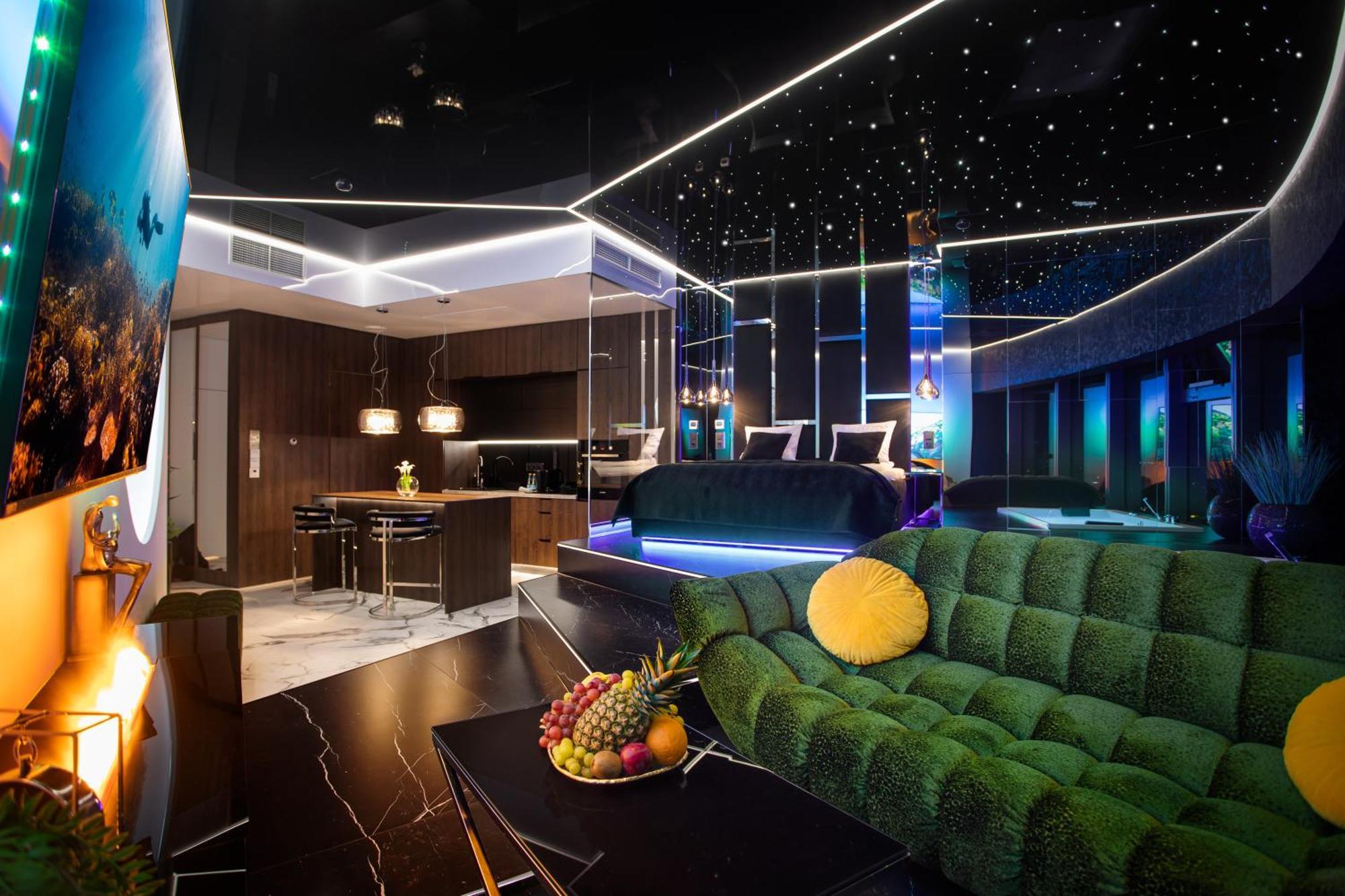 ורוצלב Apartamenty Sky Tower Z Jakuzzi Przy Oknie חדר תמונה